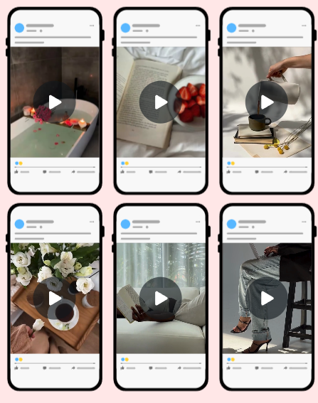 Videos listos para contenidos aestetich sin rostro