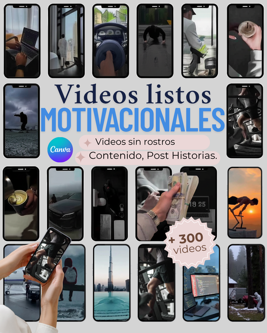 Pack de Videos Motivacionales y Emprendedores – 100% Editables y Listos para Usar
